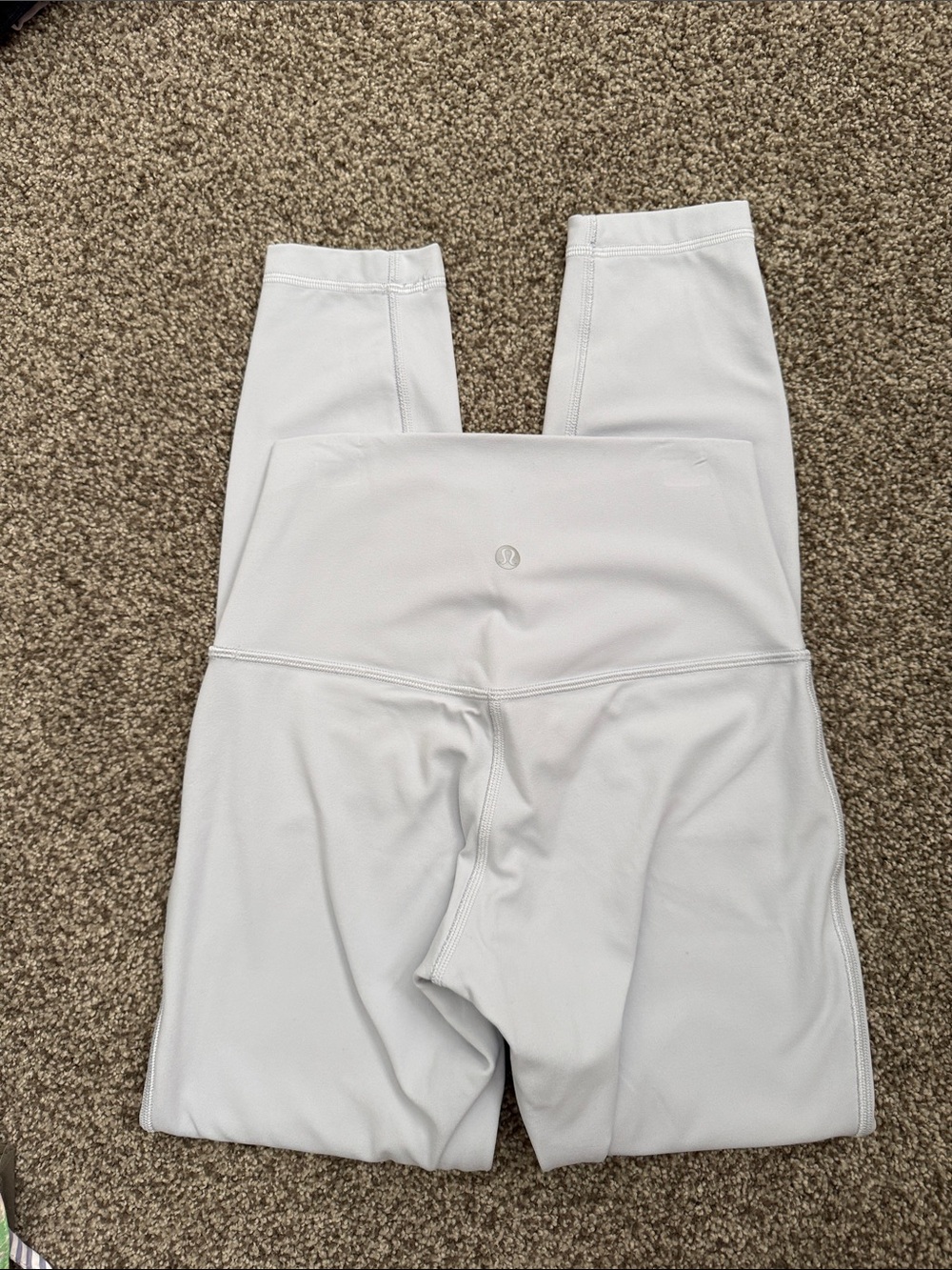 Lululemon High-Rise White Align Leggings